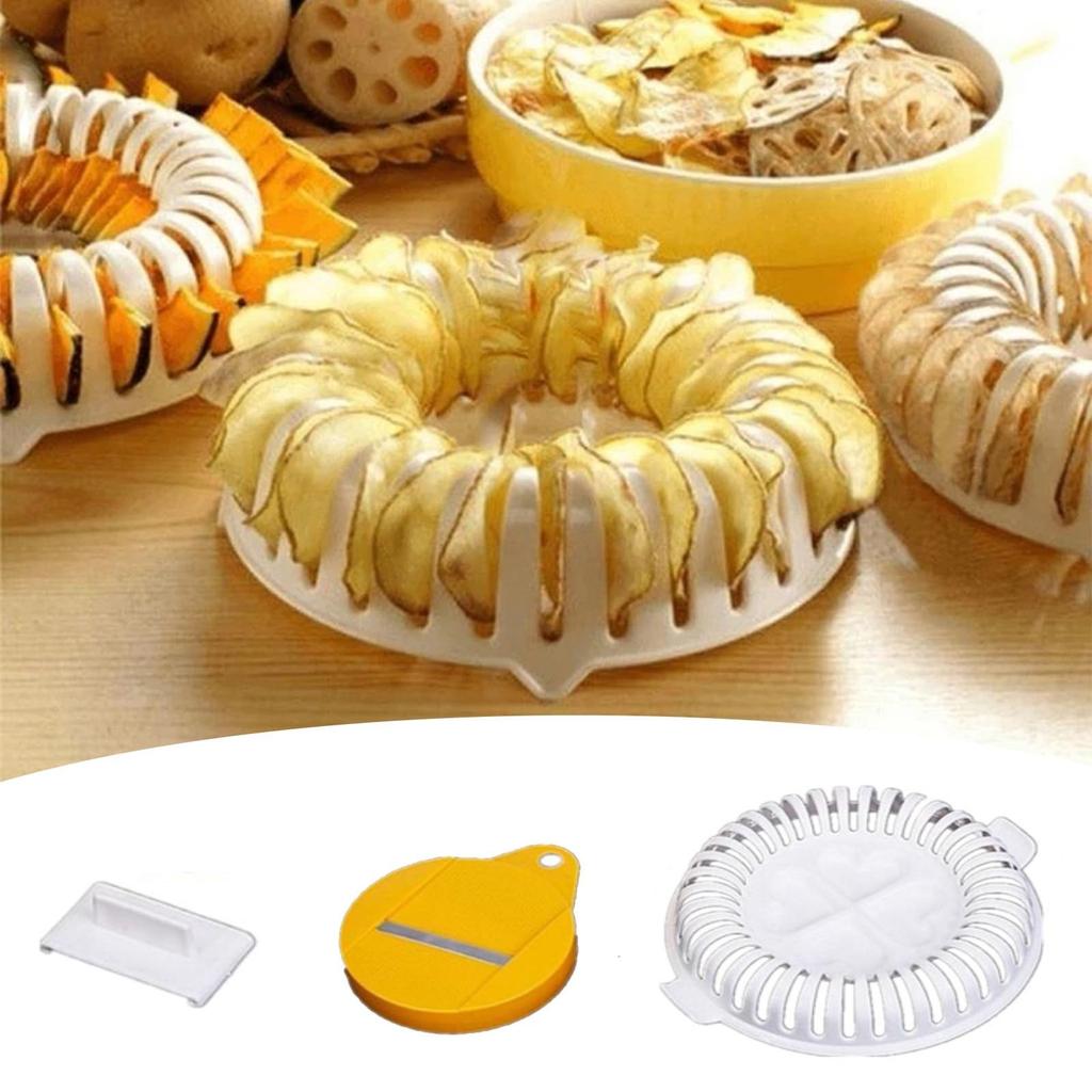 Microwave Oven Potato Chip Maker, Potato Chips Baking Tray, DIY Snack Food Rack Kitchen Tools, Dining & Bar Baking Sheet Organizer