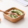 ME Japanese Style Wooden Square Salad Bowl