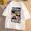 Japanese Manga Gojo Satoru T Shirt Women Tops Jujutsu Kaisen Anime T-shirt Unisex Harajuku Kawaii Short Sleeve Tee Summer Top