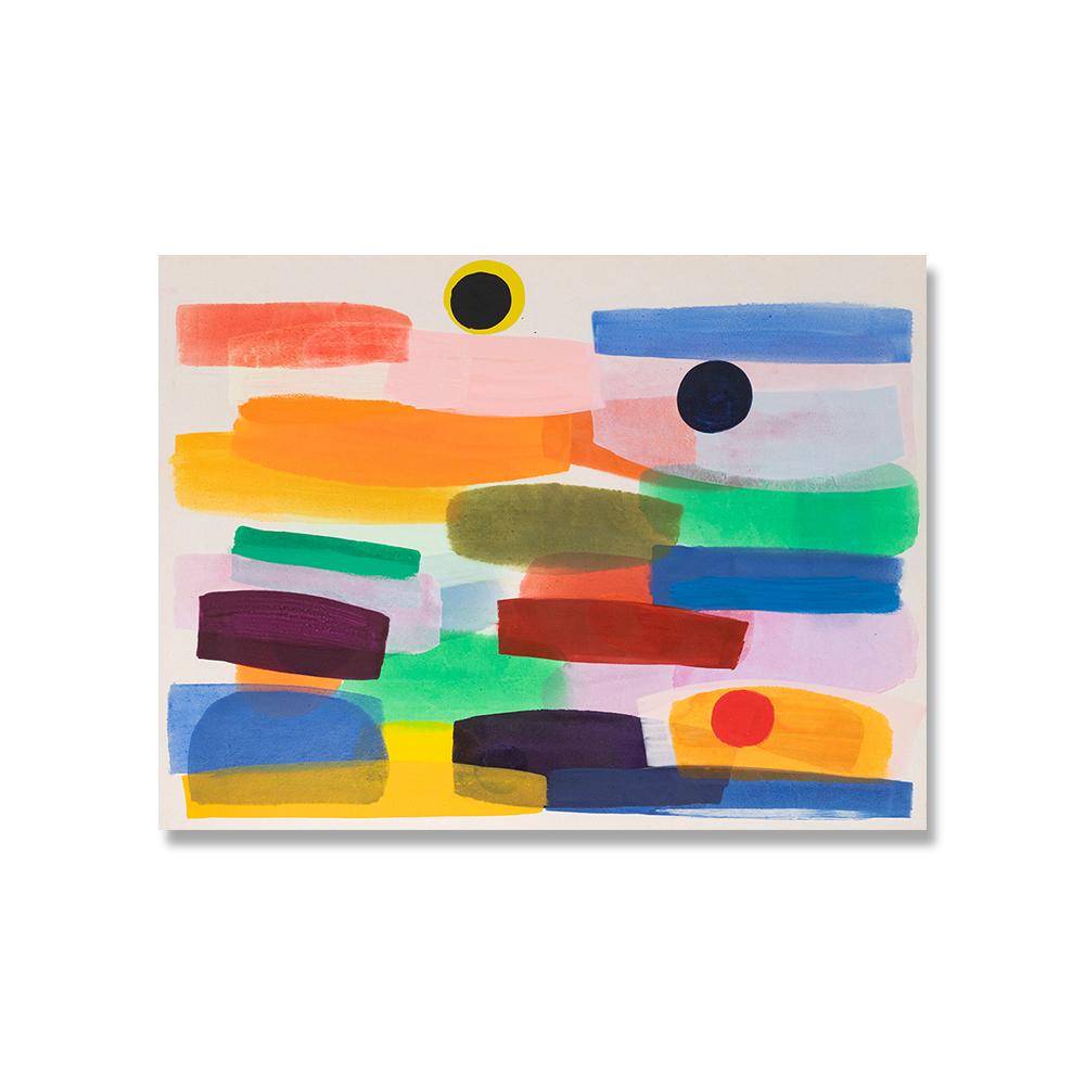 Retro Abstract Colorful Geometric Modern Poster Canvas Print Painting Wall Picture Living Room Bedroom Interior Home Decoration