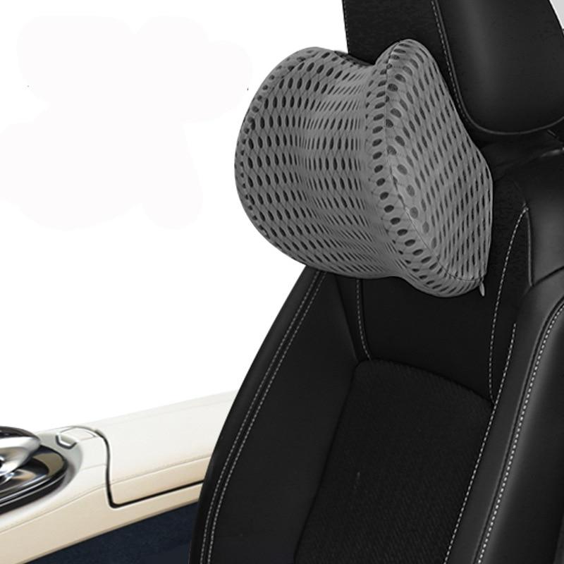Car Headrest Pillow Support Travel Universal Soft Neck Pillows Cushion Memory Foam Car Lumbar Back Support Auto Headrest