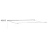 Electric Retractable Awning Yellow and White 4 X 2 M