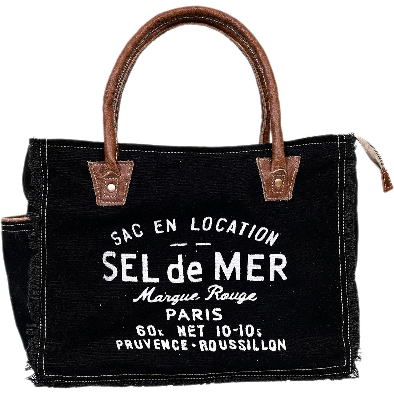 Сумка Sel De Mer из переработанного холста Большая сумка из переработанного холста — фото 3