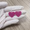 10Pcs Metal Heart Pendants Charms Dog Tags Candy Color for Bracelet Earrings Necklace DIY Jewelry Making Accessories Supplies