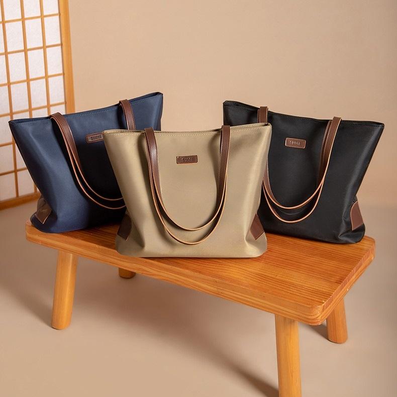 Oxford Tote Bag Women's Large Capacity Shoulder Bag Fashion Shopping Top Handle Zipper Handbag