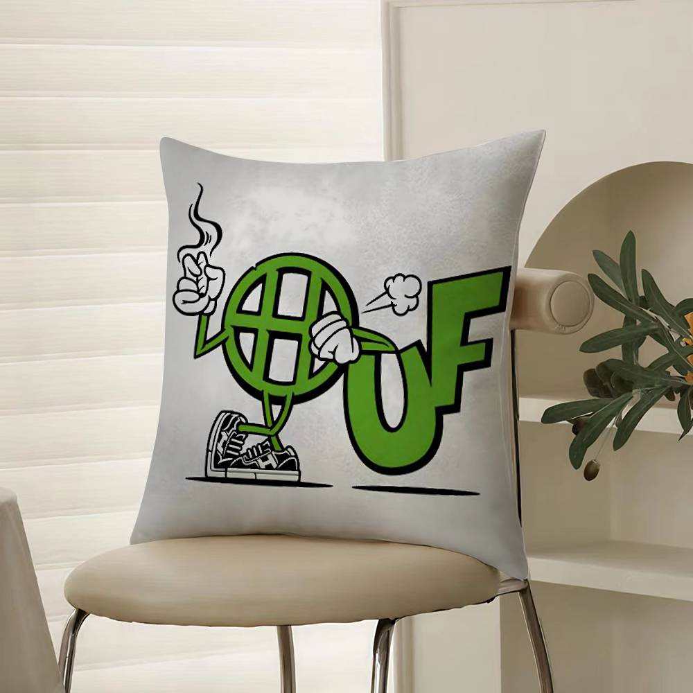 H-Huf Fashion Pillow Case Comfort Sofa Bed Silky elegant Invisible zipper Decorative cushion cover