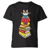 Cat Book Lover Kids T Shirt Funny Animal Graphic Reading Boys Girls Tee#P1#OR#A
