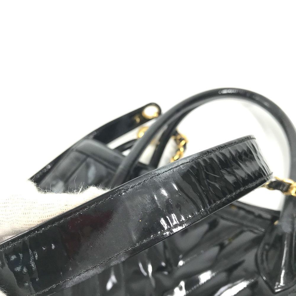 CHANEL vintage V-Stitch 2WAY Bag Cocoball Shoulder Bag Hand Bag Tote Bag