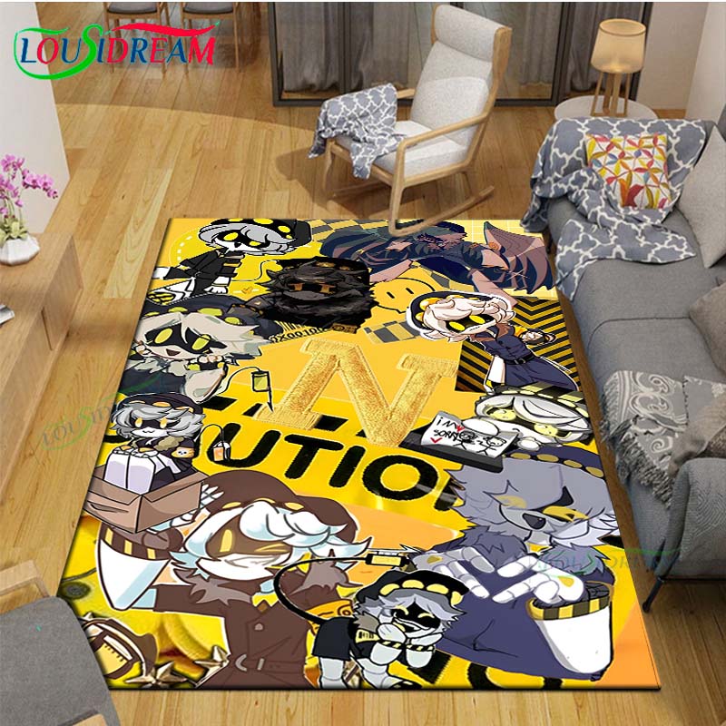 Hot Cartoon Murder Drone Floor Mat INS Style Soft Bedroom Floor House Laundry Room Mat Anti-skid Household Carpets Gift
