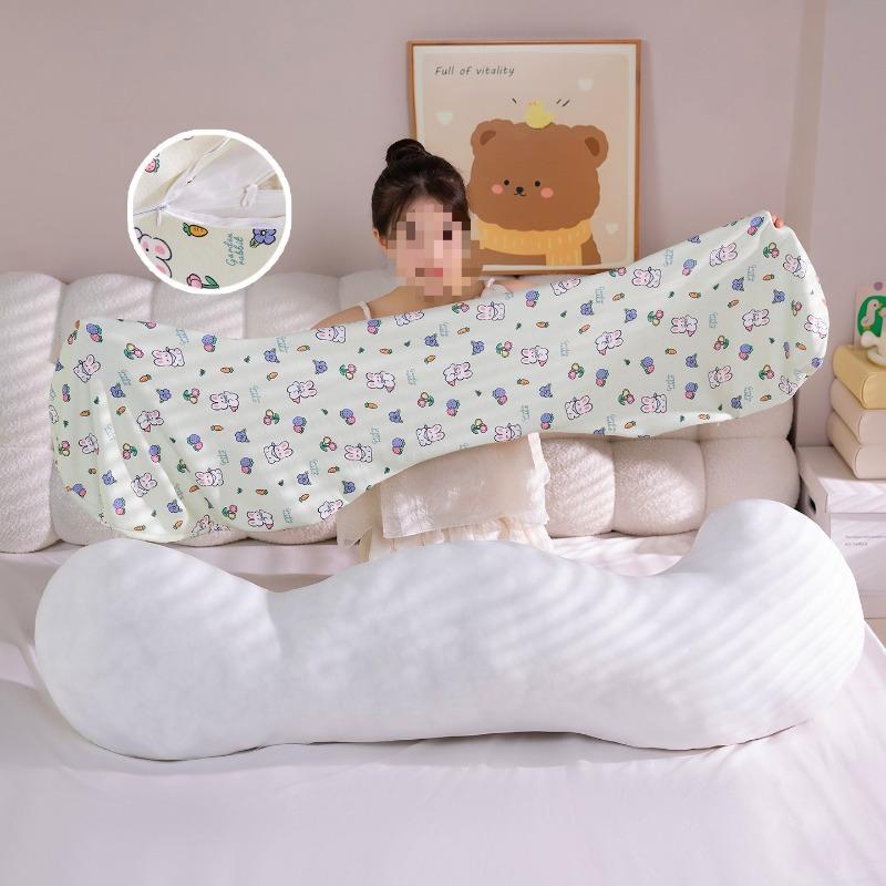 Sleeping Pillow That Conforms To The Human Body Curve Children Adults Pregnant Women Long Bar Pillow Skin Friendly Breathable and Soothing Pillows