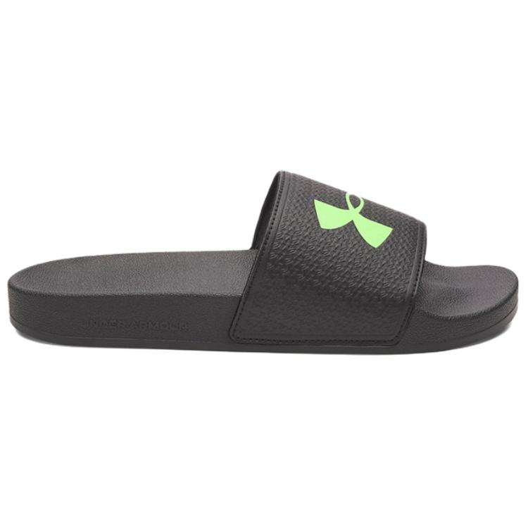 Under Armour Comfortable Versatile Slide Sandals Men Footwear Black Green 6007527-003