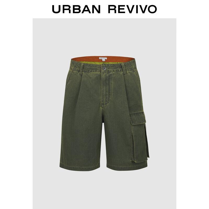 UR Men s Textured Plaid Casual Shorts 31