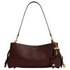 Rogue 34 Classic Print Logo Leather Crossbody Shoulder Bag Large Women Bags Red-Brown CCX18-B4MPL