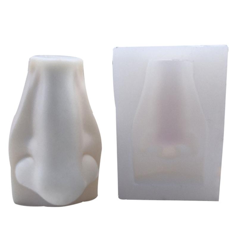 3D DIY Mould Ear Mouth Eye Nose Professional Candle Mold Silicone Flexible Plaster Wax Soap Making Craft Decorating Tool