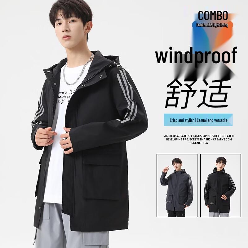 Men's Versatile Multi-Pocket Outdoor Casual Stand-Collar Jacket