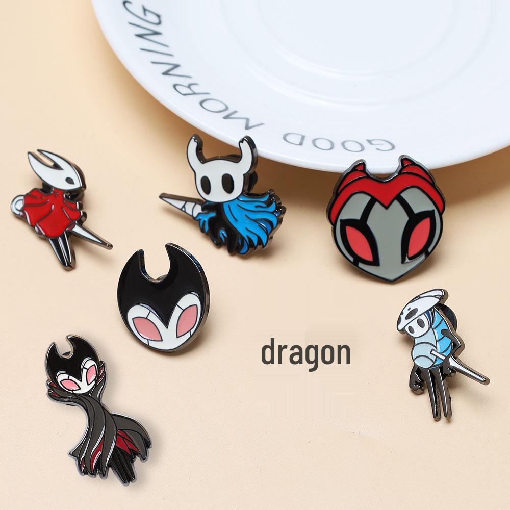 Hollow Knight Legering Emalj Broschnål Tillbehör