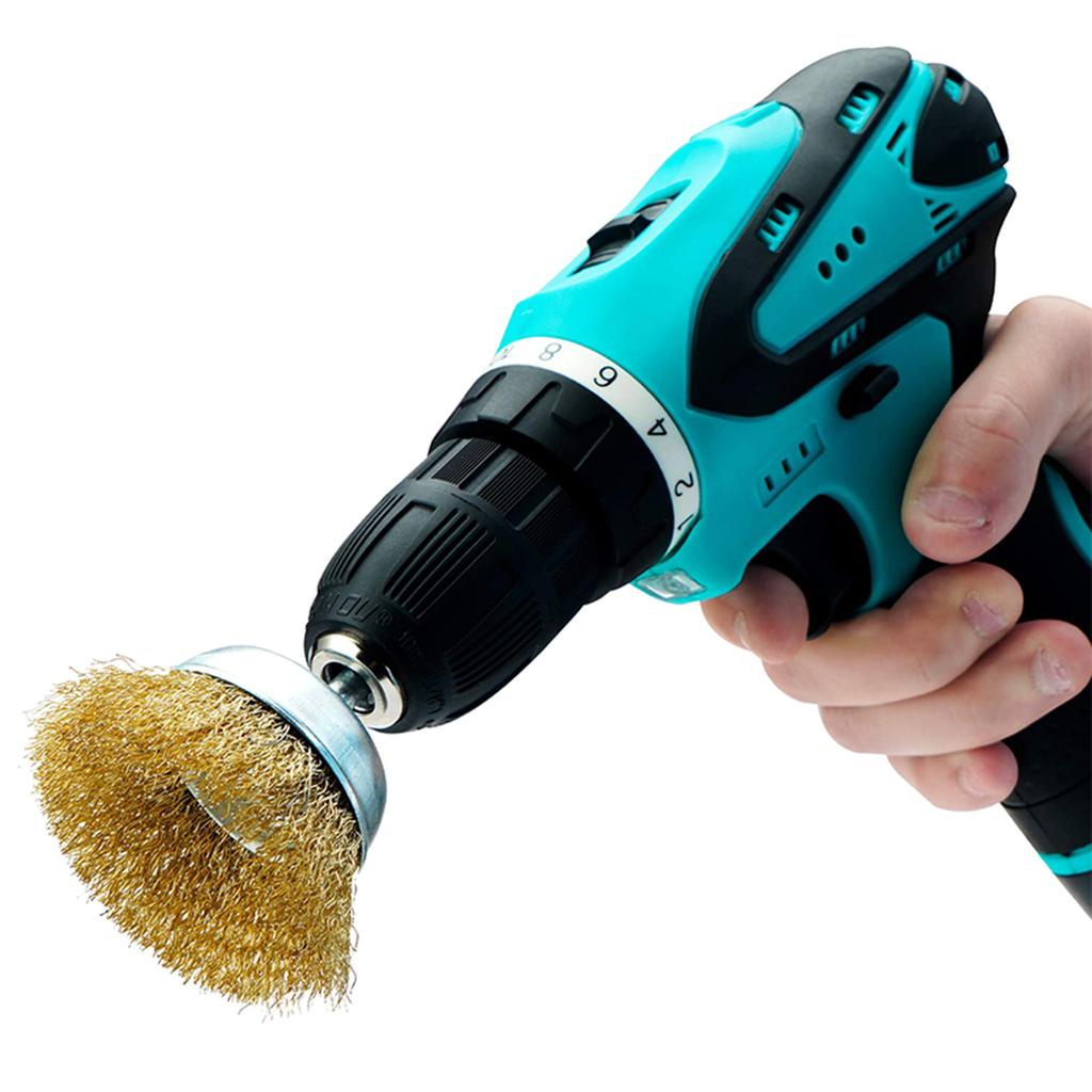 7Pcs Wire Brush Wheel Cup Brush Set for Drill Die Grinder Abrasive Tools Wire Brush Drill Tool Polishing Rust Removal