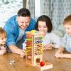 Heculos Jenga Balance Board, Wooden Montessori Toy, Family Game