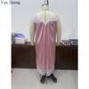Short-Sleeved Nightgown Loose Casual Home Lace Plus Size Pajamas