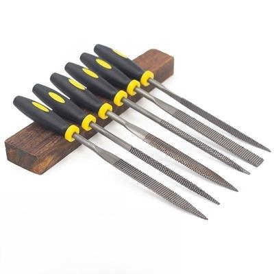 6Pcs 140mm Mini Metal Filing Rasp Needle File Wood Carving Tools for Steel Rasp Needle Filing Woodworking Hand File Tool