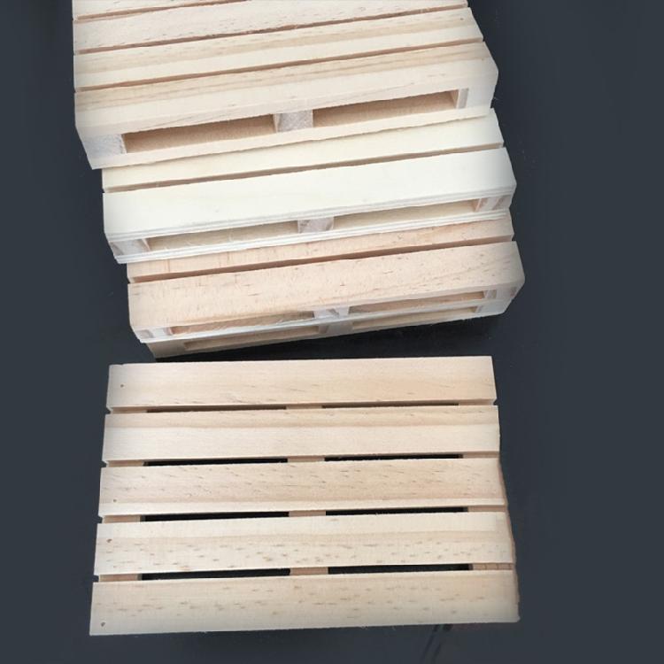 Premium Wood Beverage Coaster Natural Wooden Pallet Coasters for Bars Restaurant