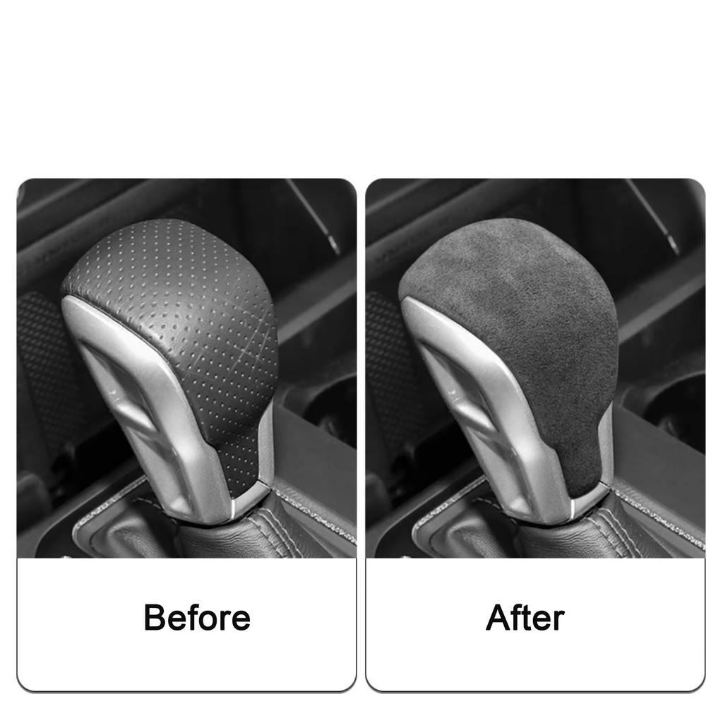 For Dodge RAM Truck 1500 TRX Ignition Edition 2022 2023, for d222 Commander 2018-2022 Suede Leather Shift Knob Cover Wrap Collar 222d