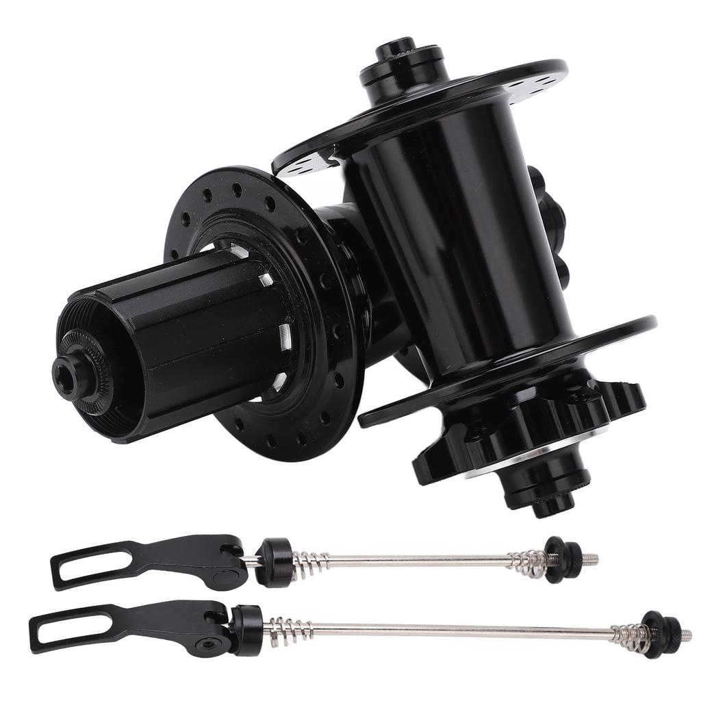 MEROCA 1 Pair Mountain Bike Hub Quick Release Disc Card Brake Hub 32 Hole 6 Bolts Bike Hub for Mountain Bike