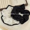 Large Intestine Hair Band, French Gentle Polka Dot Ruffled Edge Hair Tie, Elegant Hair Tie, Versatile Hair Tie