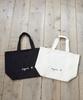 agnes Logo Tote Bag Web Black b. GO03-01, Exclusive, Women's,