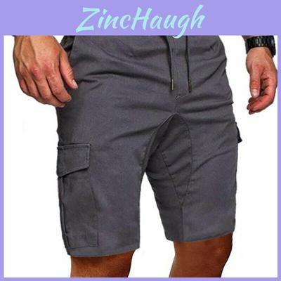 Atmungsaktive Baumwollmischung Cargohosen für Herren mit Trägerdesign und taktischem Stil