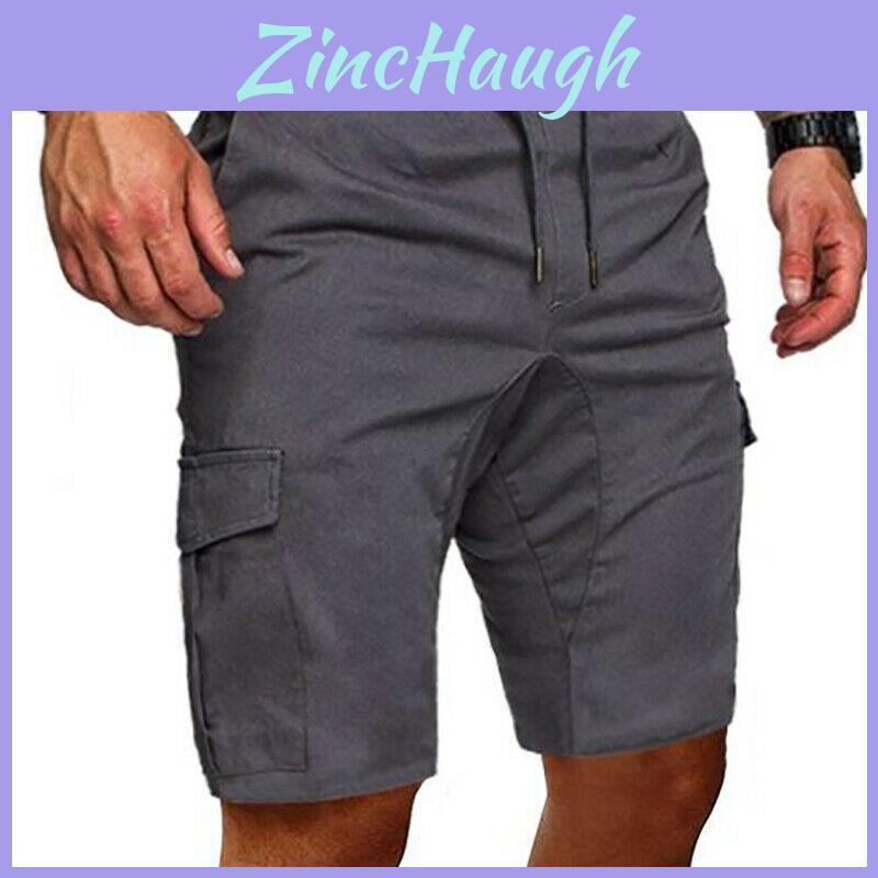 Atmungsaktive Baumwollmischung Cargohosen für Herren mit Trägerdesign und taktischem Stil