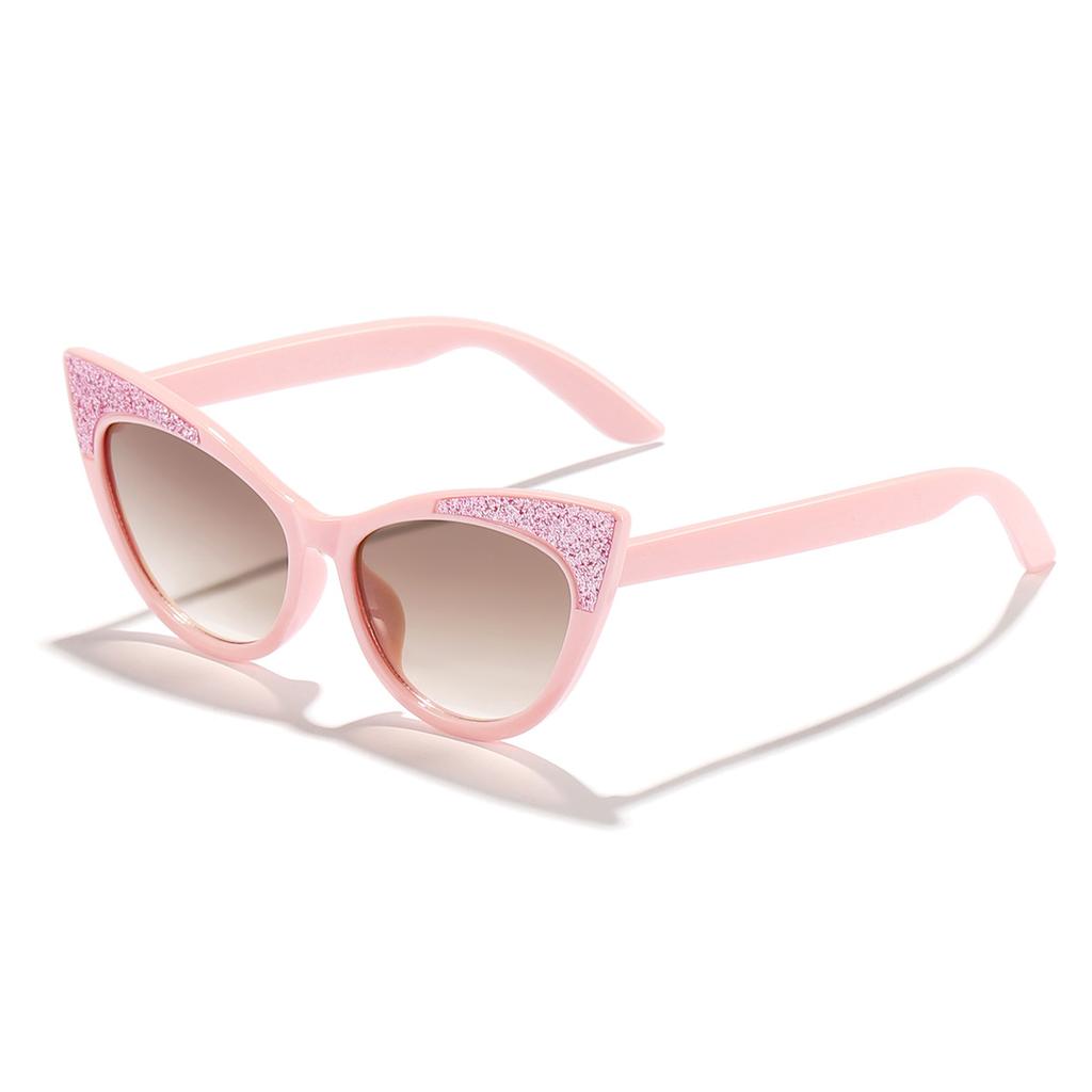 Fashion Cat Eye Children Sunglasses Shiny Candy Color Bowknot Sun Glasses Kids Cute Eyewear Trend Girls Boys Eyeglasses