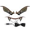 11 Mode Devil's Eye Car Rear Window LED Decorative Light Warning Light Devil Eye Atmosphere Light Auto Decoration Accessories