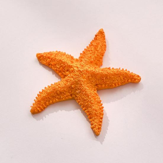 Starfish Figurine Resin Starfish Aquarium Decoration Realistic Artificial Starfish Ornament for Fish Tank Home Nautical Decor DIY Crafts