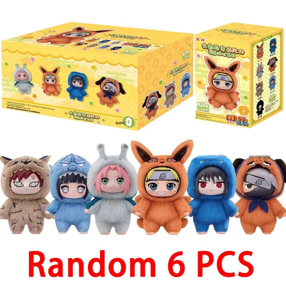 Auf Lager miniso Naruto Itachi Sasuke Kakashi Gaara Serie Blind Box Trendige Spielzeugfigur Plüschanhänger Sammlung Weihnachtsgeschenk