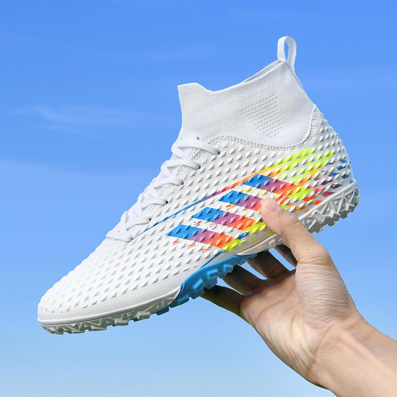 

New Youth Adult TF/AG Football Shoes Outdoor Professional Training Anti Slip Sneaker Fashion Trend Lightweight Footwear 39-44 39