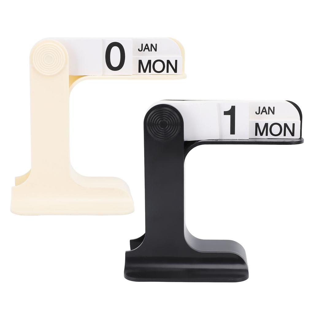 Flipping Simple Calendar Desktop Decoration Stress Relief Ornament Month Date and Day Boards Flip Pe