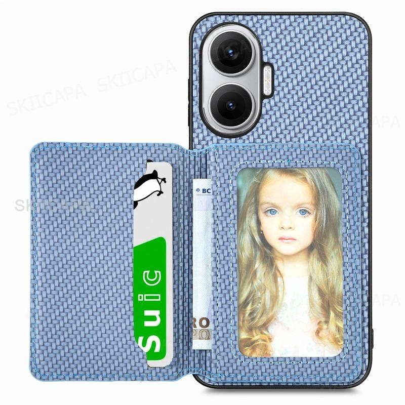 Case for POCO F7 Wallet Card Holder Stand Leather Cover for Xiaomi POCO F7 X7Pro Redmi Turbo 4Pro Flip Magnetic Cover Phone Bag