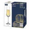 Clear Glass Champagne Flutes On Stem, , Porto