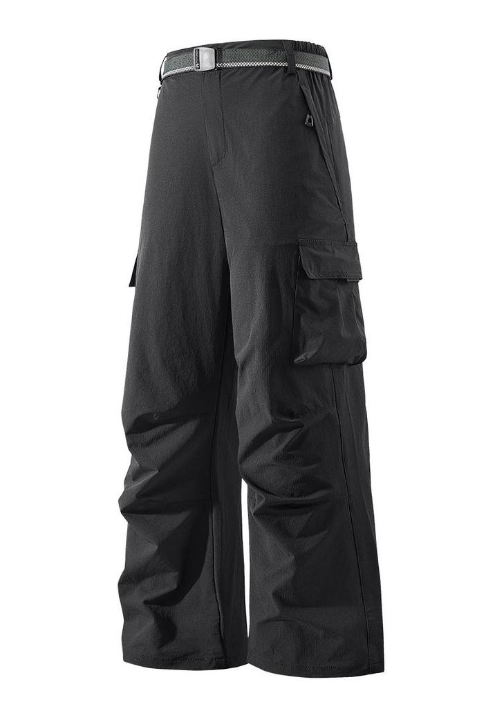 2025 Men's Modern Multi-Pocket Wide-Leg Casual Sports Pants