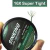 10m/60lb Carp Fishing Line Lead Free Leader 16X Super Tight PTFE Fiber For Carp Rig Chod Helicopter Rig Carp Coarse Fishing Line
