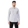 Mens Striped Point Collar Regular Long-Sleeved Shirt