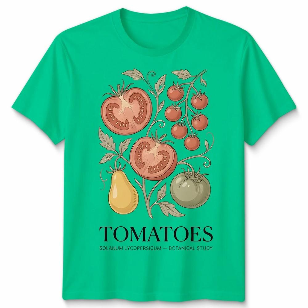 Tomato Fruit Unisex T Shirt Botanical Cottagecore Vegan Garden Vegetable Tee S