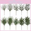 Christmas Pine Branches Faux Tree Leaves For Holiday Decor And Photography Props