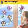 PURPLE LADYBUG SUNGEMMERS Suncatcher Gem Art for Kids - Fun Valentines Day Crafts for Ages 6-12, Birthday Gift for Girls 6-8, 8-12, Arts & Crafts