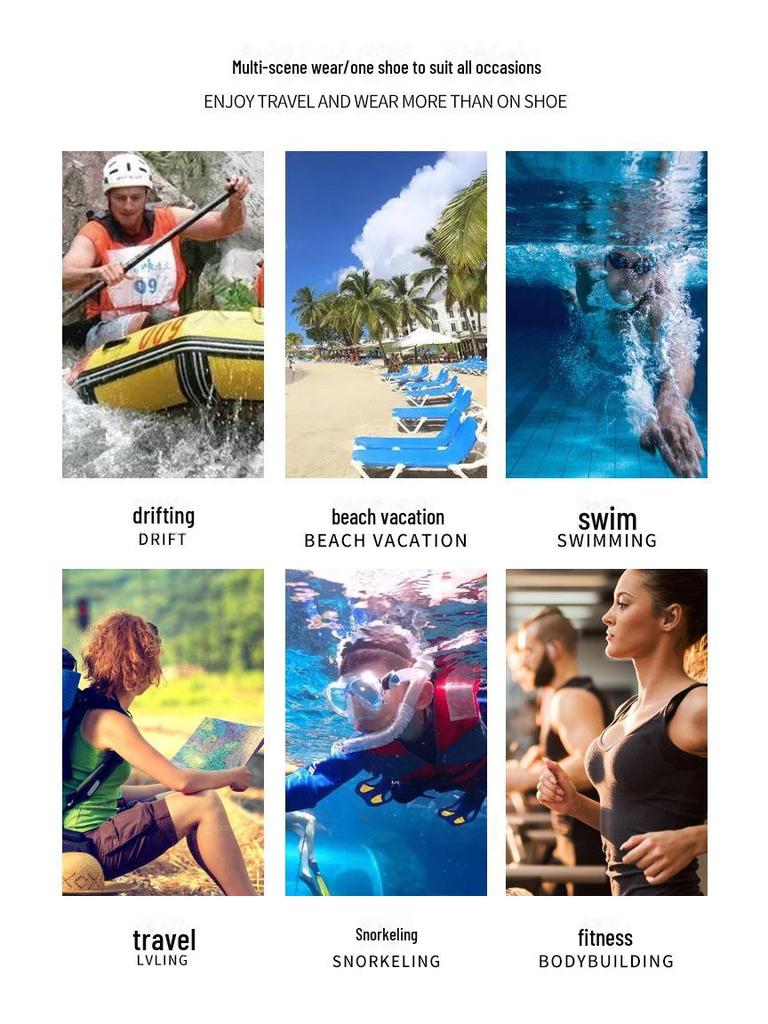 Non-Slip Barefoot Shoes for Squat, Deadlift, Beach, Yoga, and Swimming – Unisex Fitness and Creek Shoes