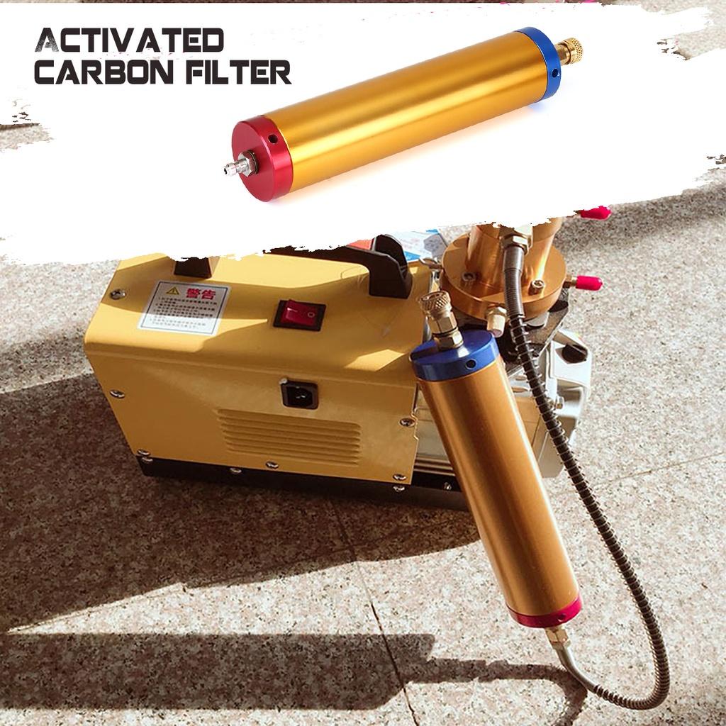 300bar PCP Electronic Compressor Pump Diving Water-Oil Separator Filter High Pressure Pump Absorbent Carbon Filter