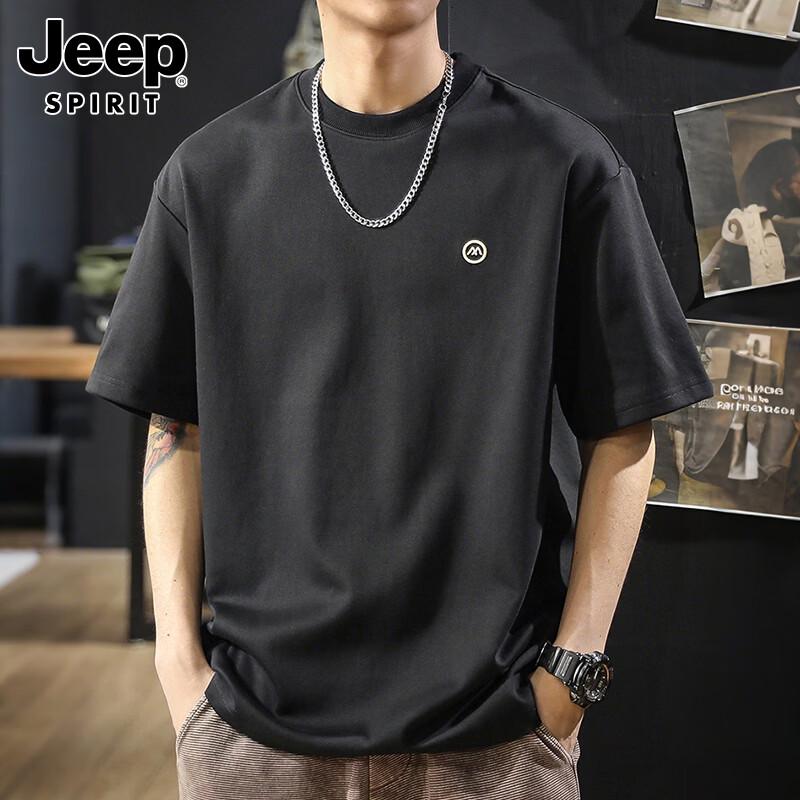 

JEEP SPIRIT Men s Casual Crew Neck Short Sleeve T-Shirt M