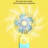 New USB Rechargeable Mini Handheld Fan Strong Wind Low Noise Macarons Fan 3 Speed Adjustable Small Electric Fan Summer Season