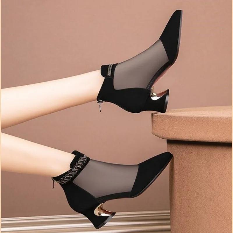 Fashion Luxury Breathable Pointed Toe Sandals for Women 2025 Anti Slip Hot Cheap Liquidation Summer Casual Woman Shoes On Sale Wholesale